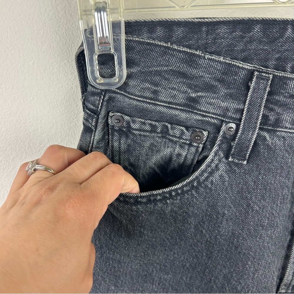 NWT Everlane The Curvy 90's Cheeky straight Jean washed black size: 29 regular - Picture 3 of 14